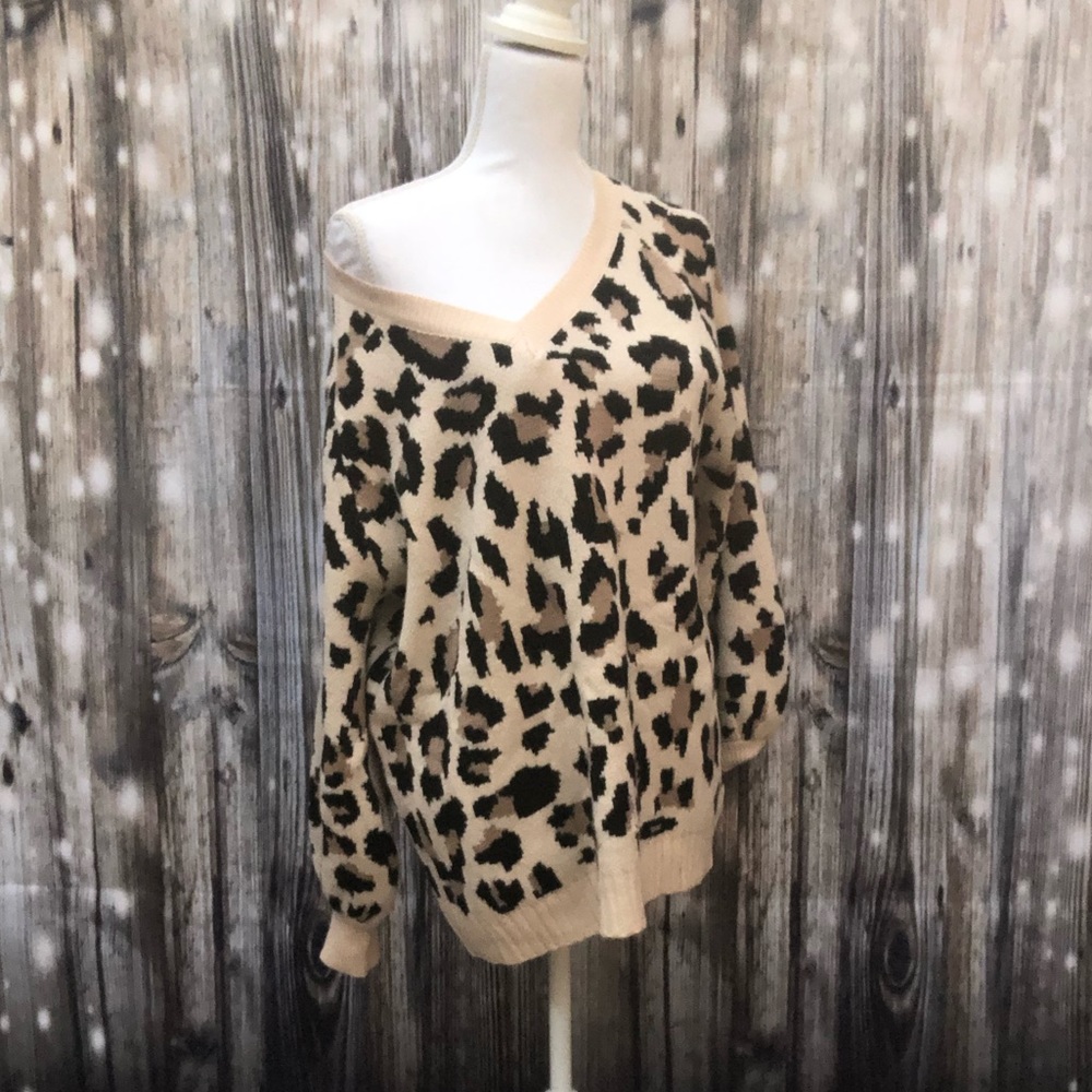 Leopard Print Sweater